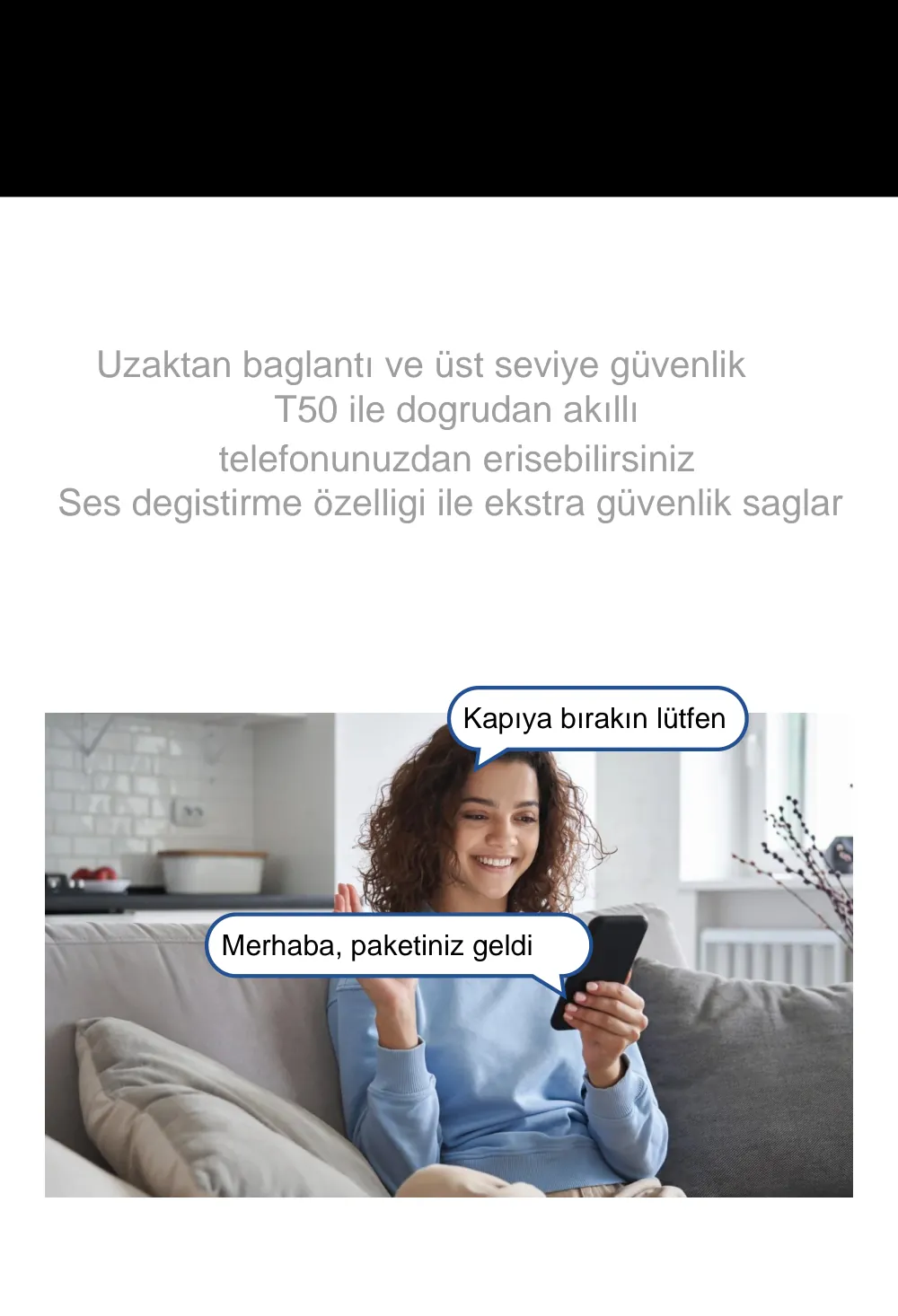 Moorgen T50 Akıllı Kilit broşürü: T50 sahte yüz koruması, parmak damar tanıma, kendinden kilitlemeli gömme kilit, 5 inç HD ekran ve 1 MP kamera